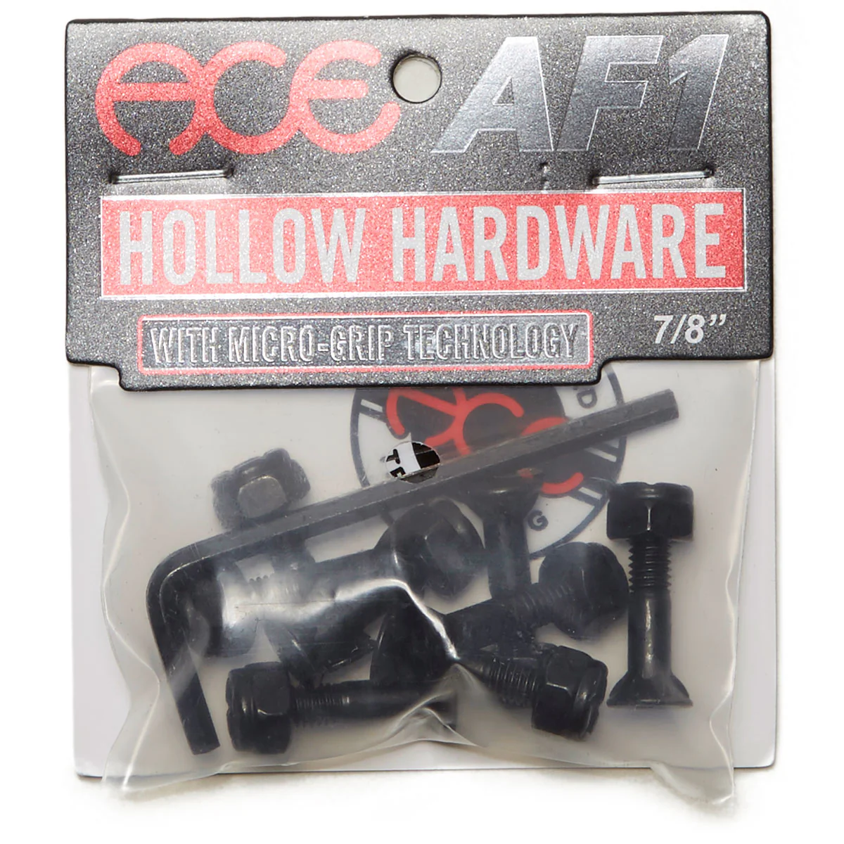 Ace AF1 Hollow Bolts W/ Grippers Allen Hardware - 7/8"