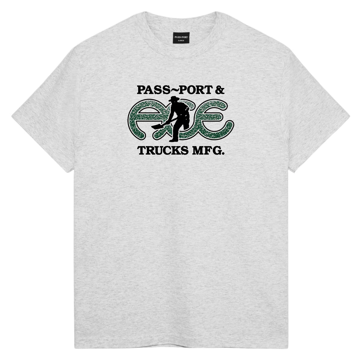 Ace x Passport Hammertone T-Shirt - Ash
