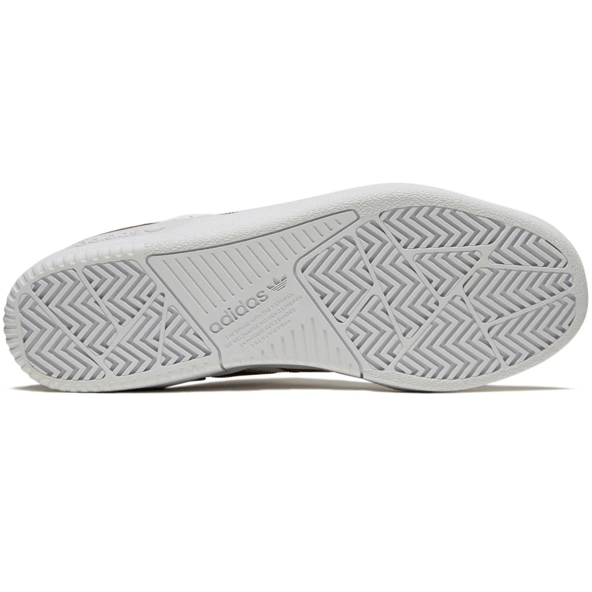 Adidas Tyshawn Low Shoes - Brown/White/Gold Metallic - Image 4