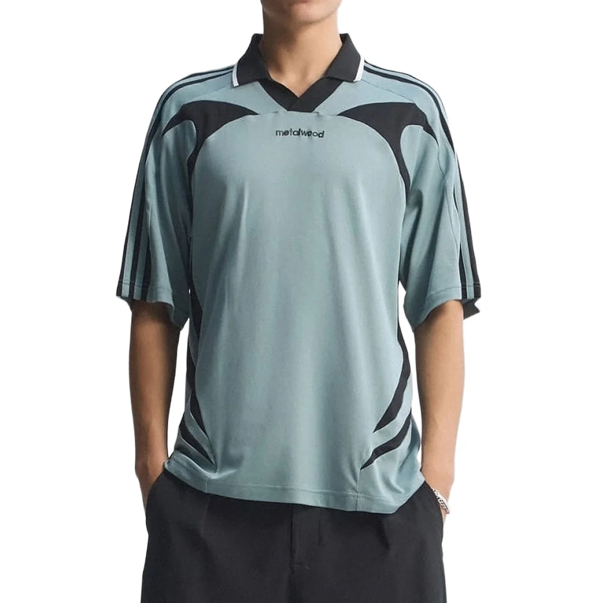 Adidas x Metalwood Originals Polo Shirt - Green Earth