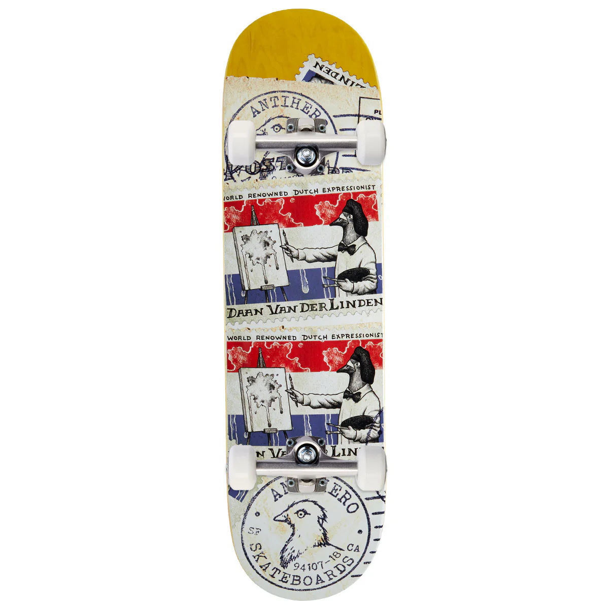 Anti-Hero Daan Postal Skateboard Complete - 8.50"
