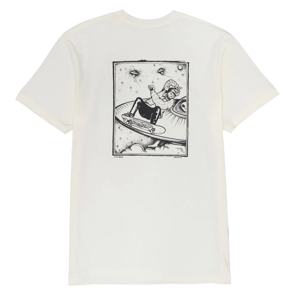 Anti-Hero Hewitt Lance T-Shirt - Cream/Black