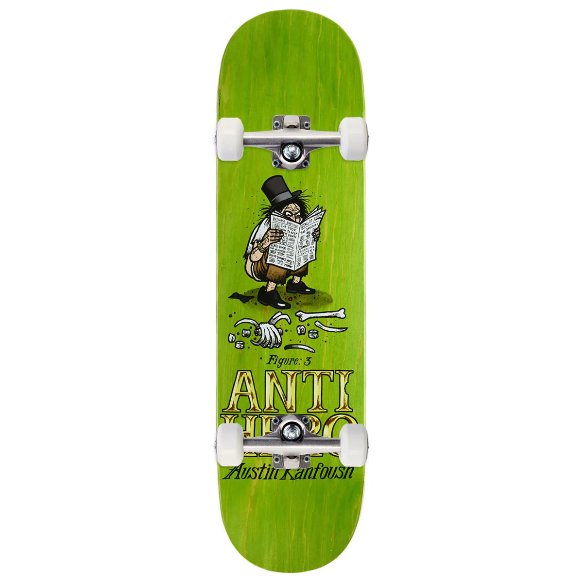 Anti-Hero Kanfoush Eat The Rich Skateboard Complete - 8.25"