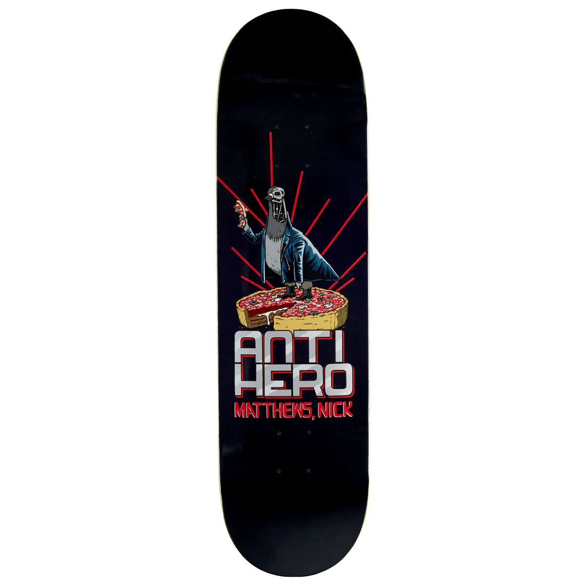 Anti-Hero Matthews P2 Judgement Day Skateboard Deck - Black - 8.38"