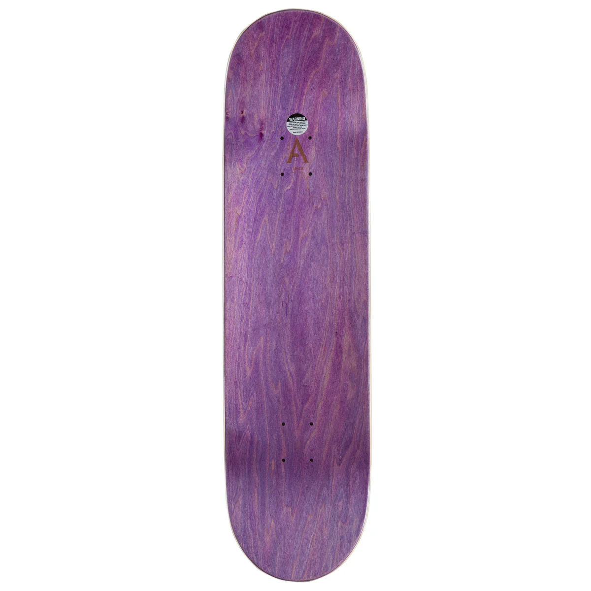 April Chrome Rose Skateboard Deck - Black - 8.50" - Image 2