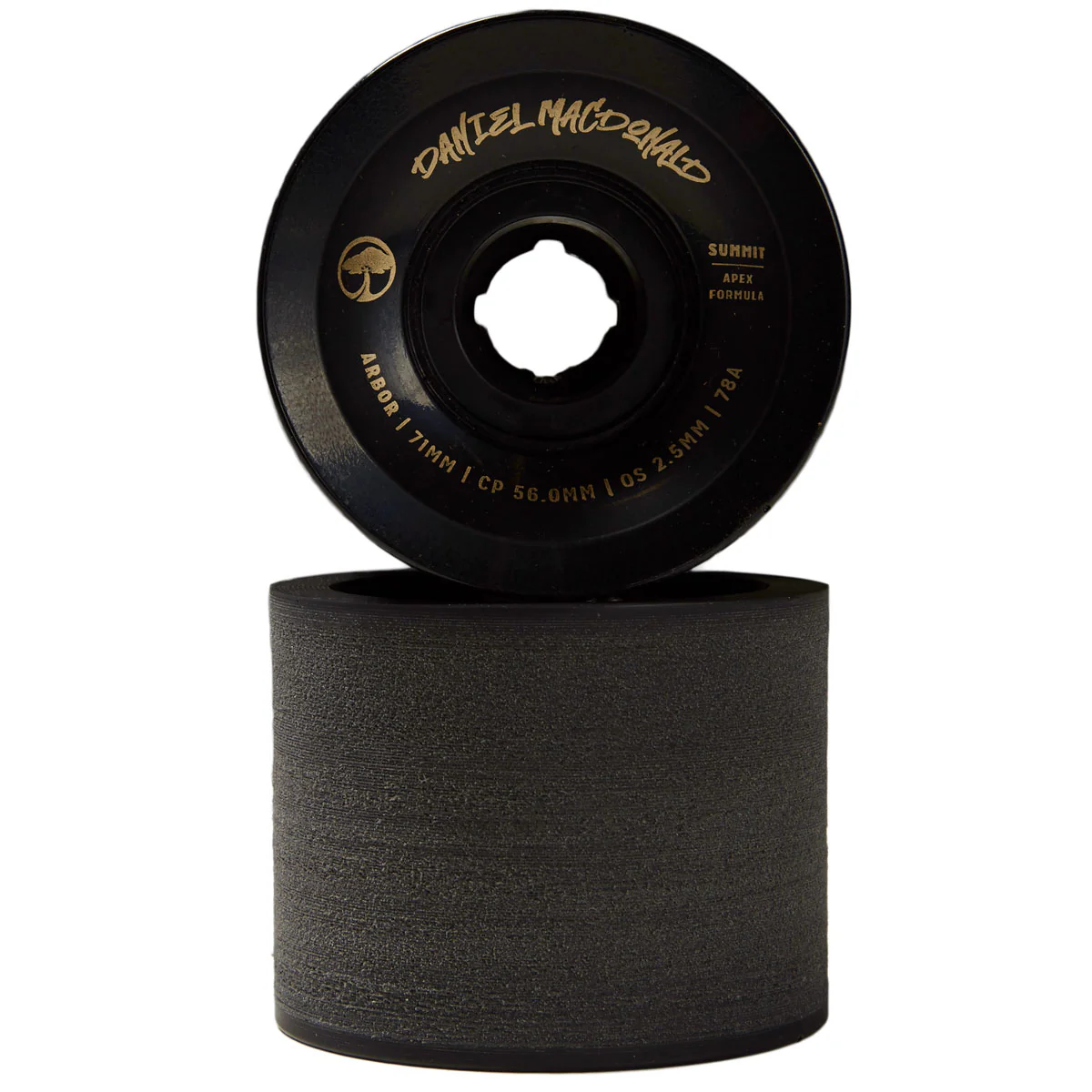 Arbor Summit Daniel MacDonald 78a Longboard Wheels - Black - 71mm - Image 2