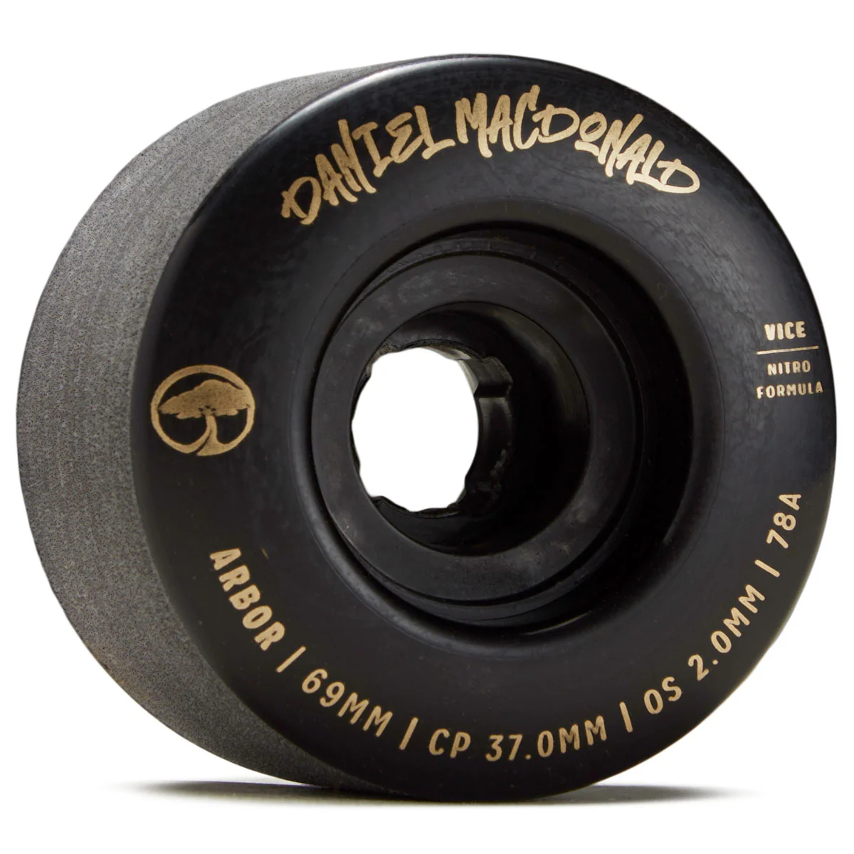 Arbor Vice Daniel MacDonald 78a Longboard Wheels - Black - 69mm