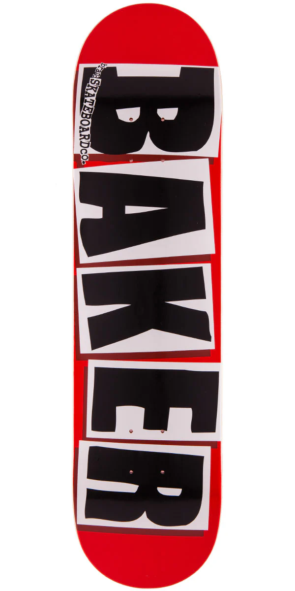 Baker Brand Logo Skateboard Deck - Black - 7.88"