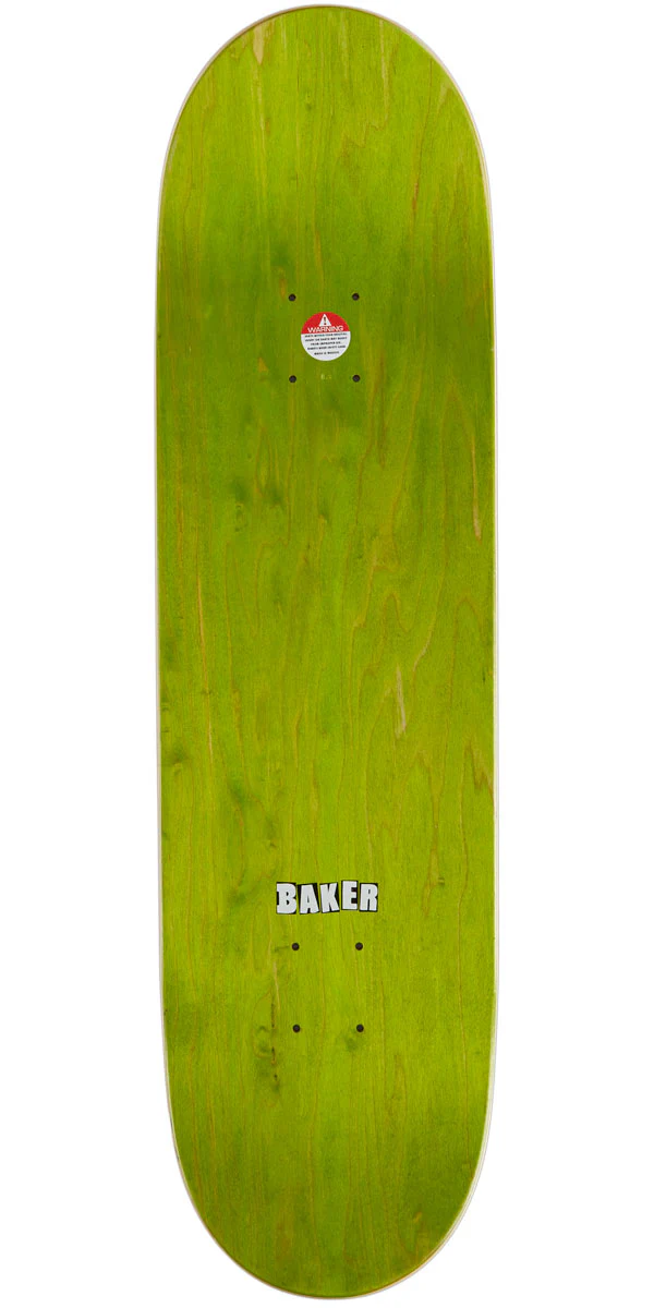 Baker Brand Logo Skateboard Deck - White - 8.60" - Image 2