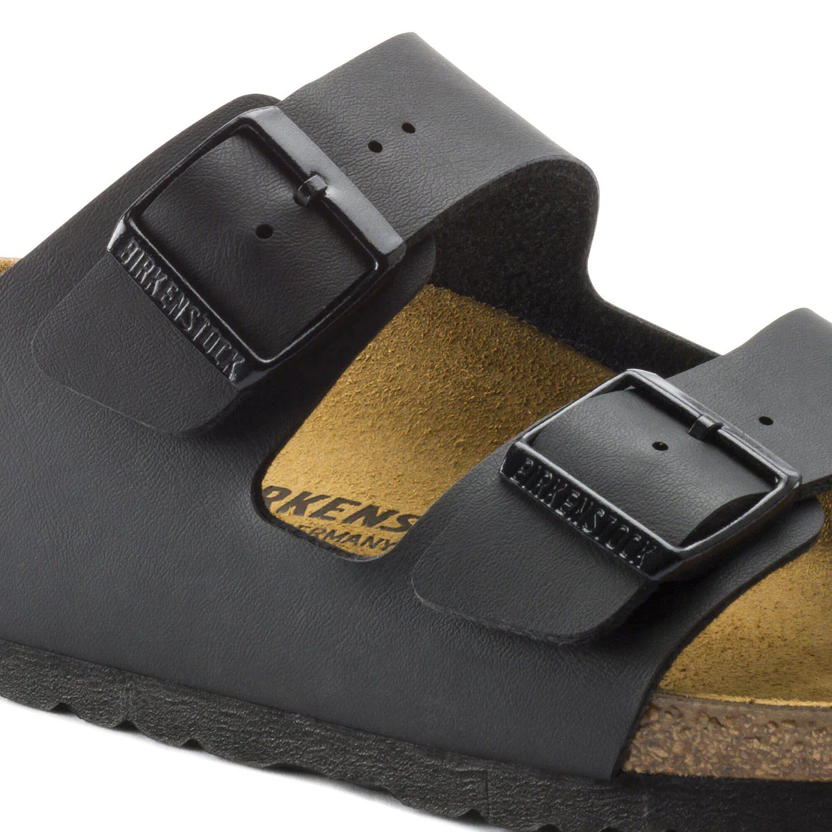 Birkenstock Womens Arizona Sandals - Black Birko-Flor - Image 5