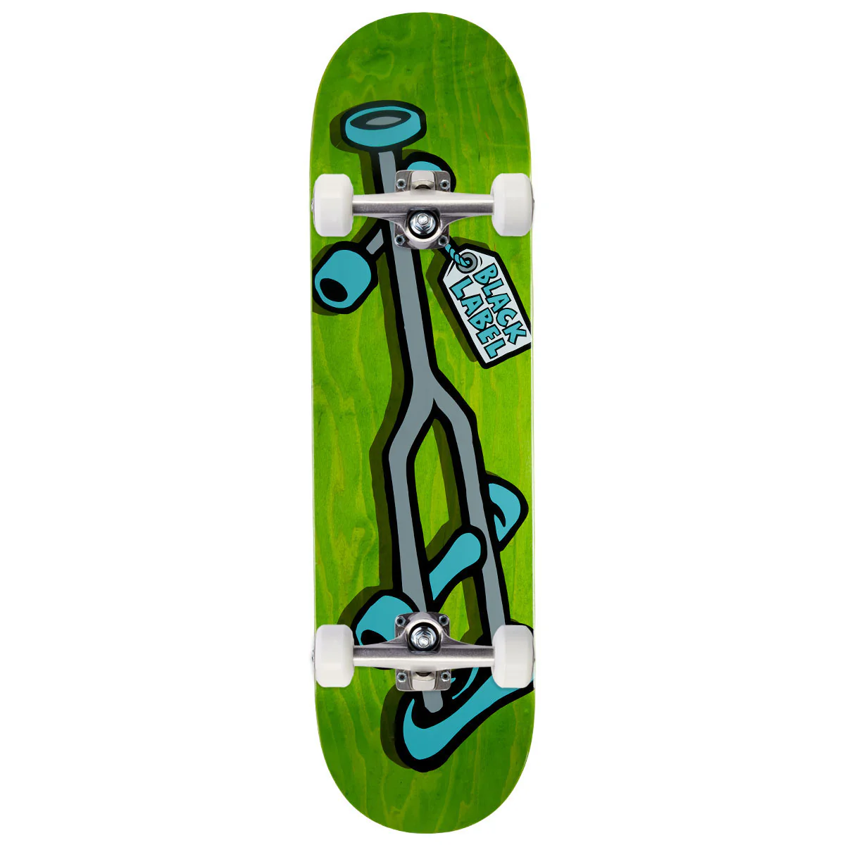 Black Label Crutch Skateboard Complete - 8.50"