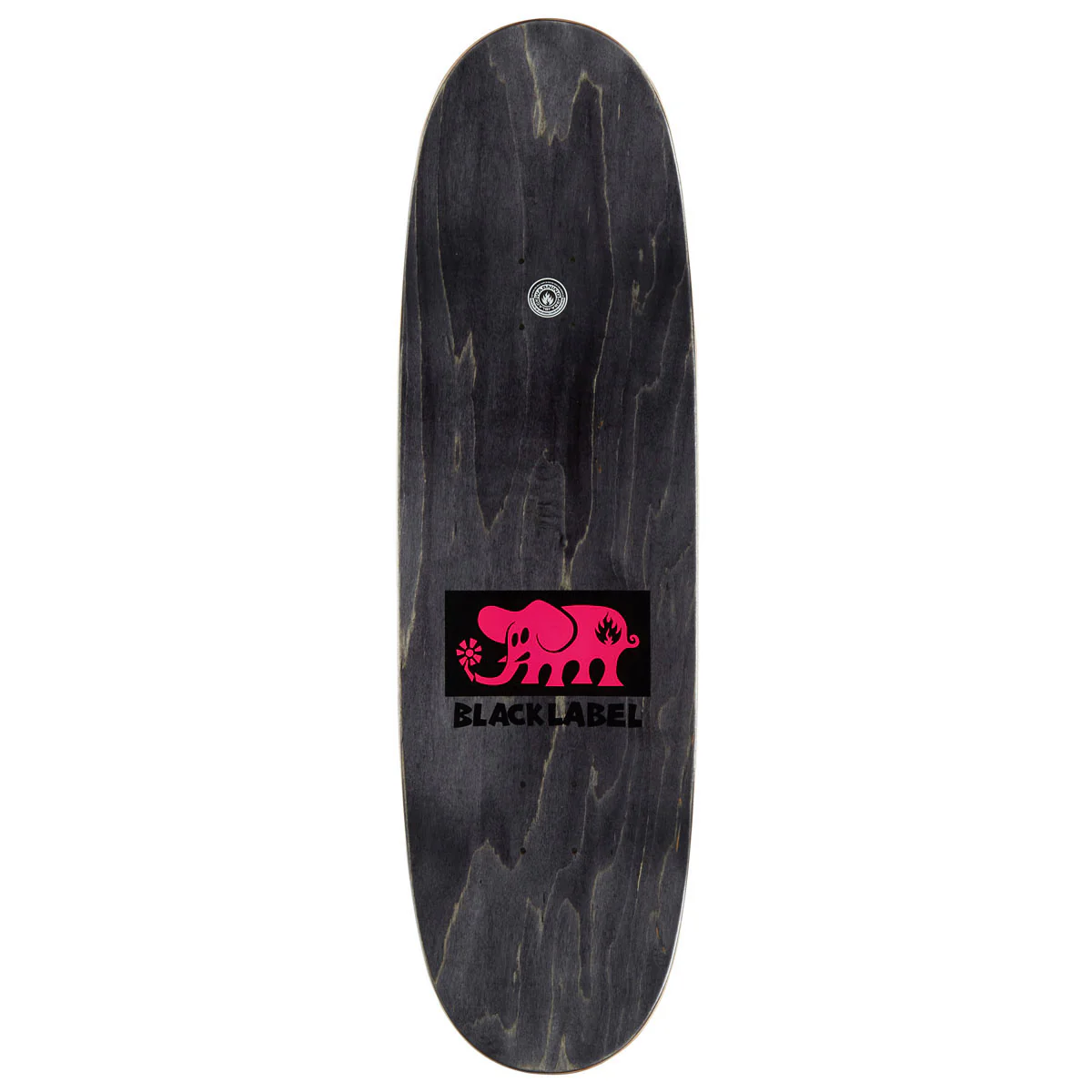 Black Label Elephant Block Egg Shape Skateboard Deck - Pink - 9.50" - Image 2