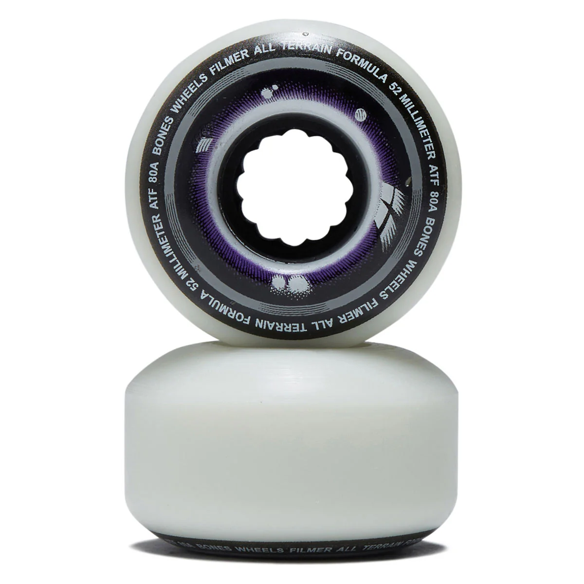Bones ATF Filmers 80a Skateboard Wheels - 52mm - Image 2