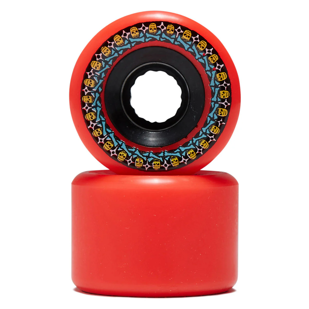 Bones ATF Rough Riders 80a Skateboard Wheels - Red - 56mm - Image 2