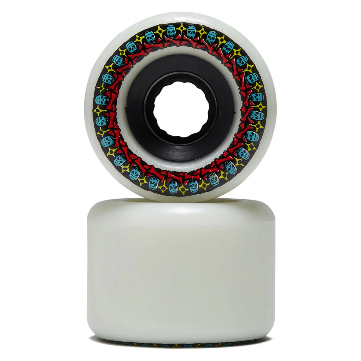 Bones ATF Rough Riders 80a Skateboard Wheels - White - 59mm - Image 2
