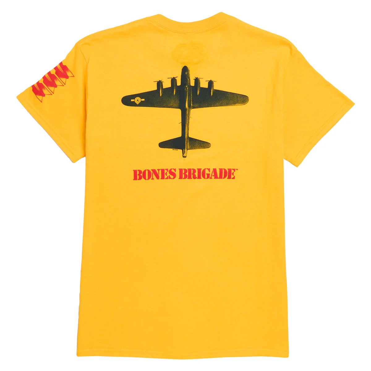 Bones Brigade OG Bomber T-Shirt - Gold