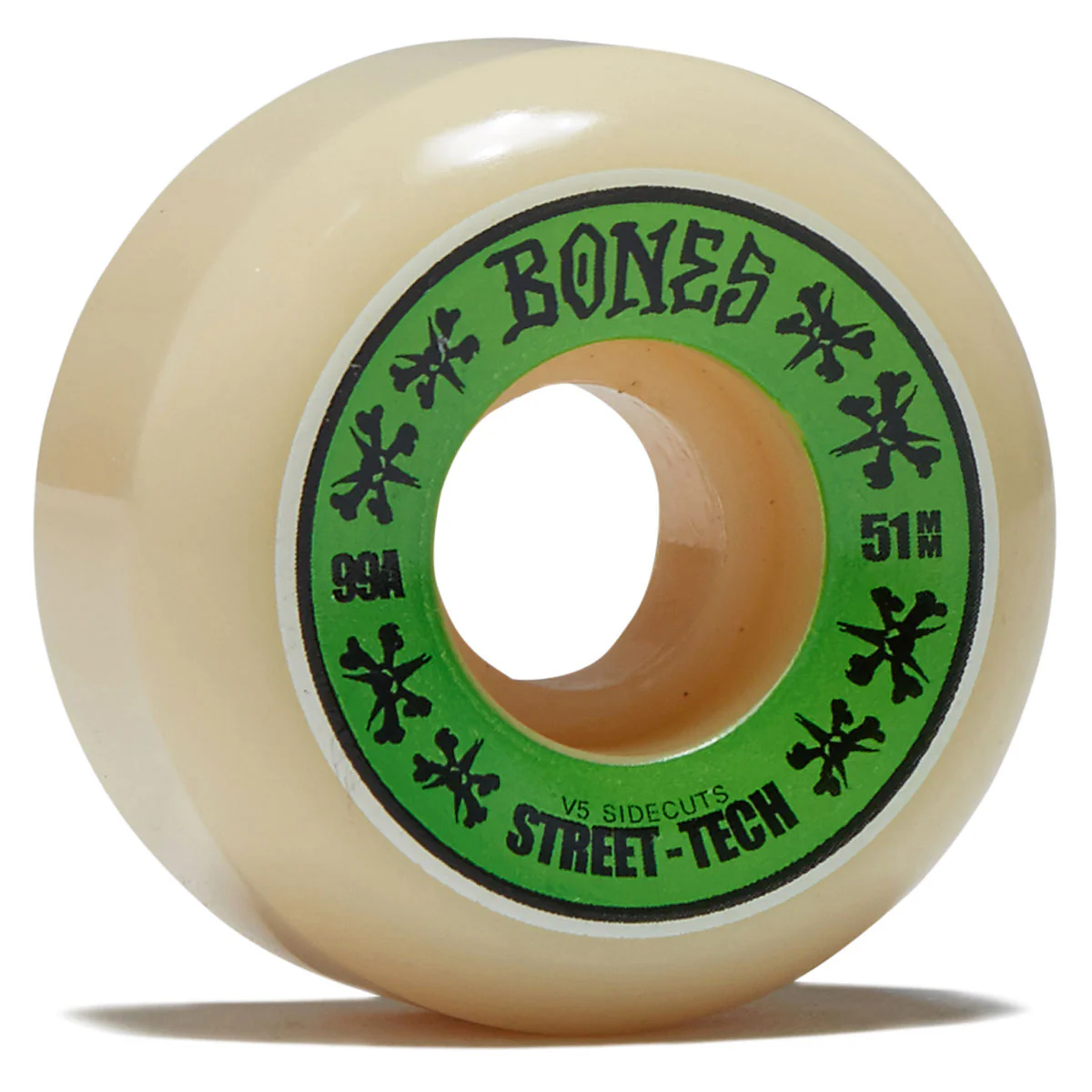 Bones STF Sidecuts 99a V5 Sidecut Skateboard Wheels - 51mm