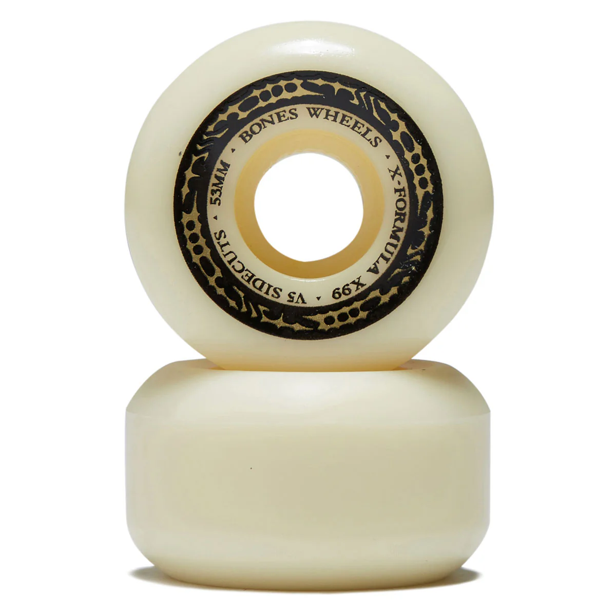 Bones X-Formula Sidecuts 99a V5 Sidecut Skateboard Wheels - 53mm - Image 2