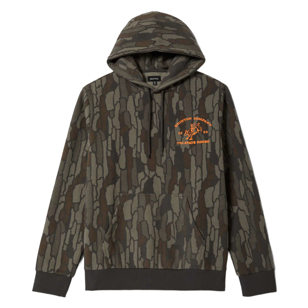 Brixton Danforth Hoodie - Bark Camo