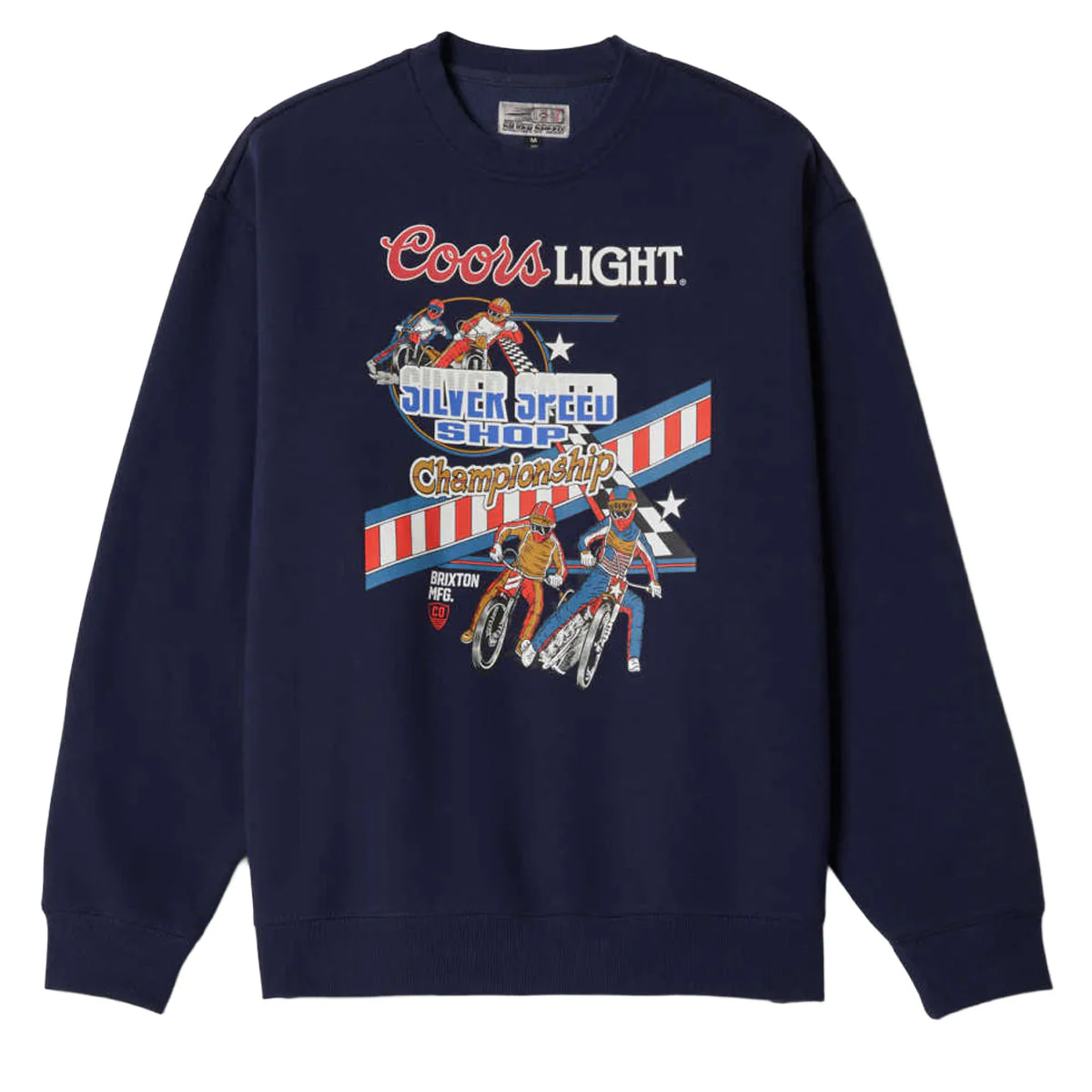 Brixton x Coors Light Berm Crew Sweatshirt - Coors Navy