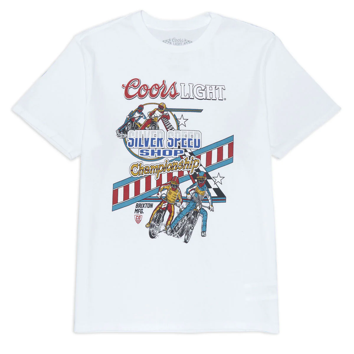 Brixton x Coors Light Berm T-Shirt - White