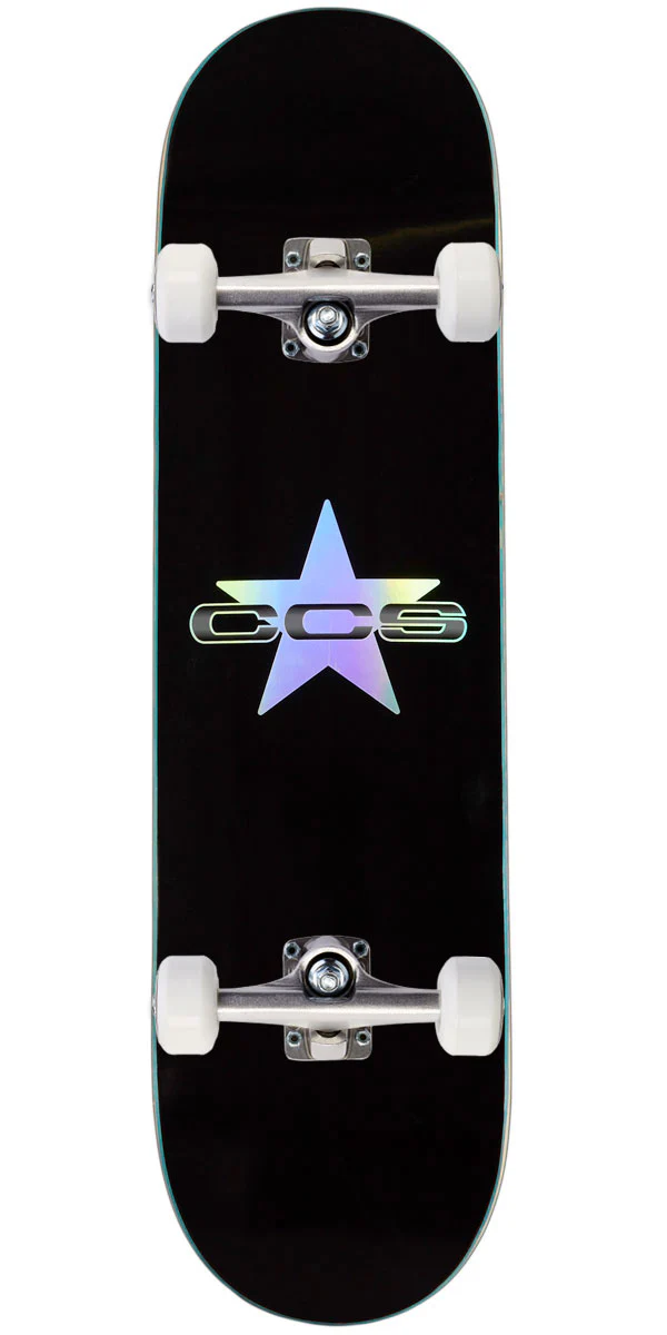 CCS 97 Star Skateboard Complete - Holographic/Black