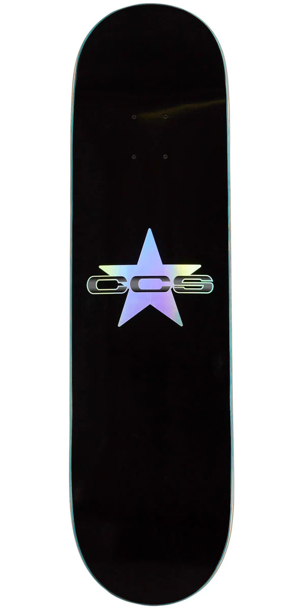 CCS 97 Star Skateboard Deck - Holographic/Black - Image 2