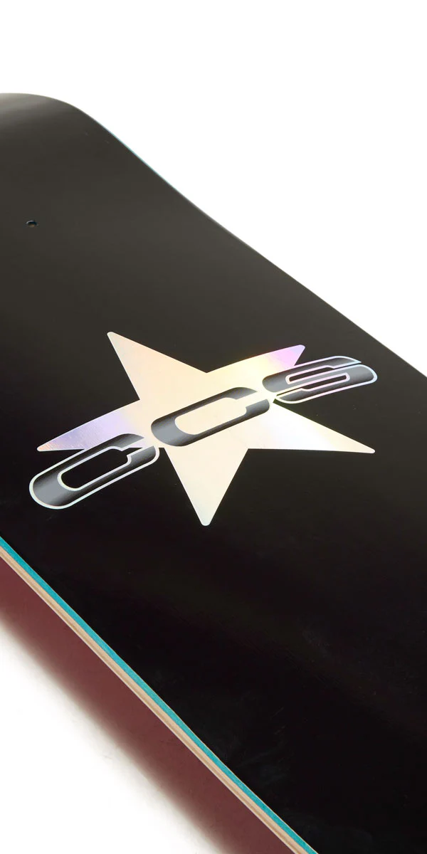 CCS 97 Star Skateboard Deck - Holographic/Black - Image 3