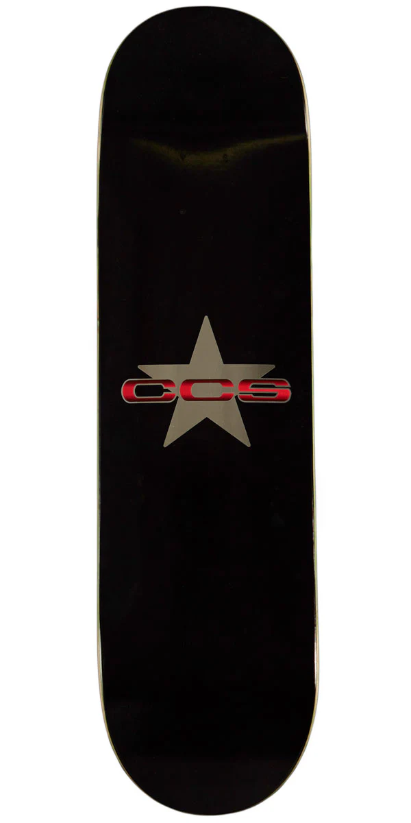 CCS 97 Star Skateboard Deck - Silver/Red - 7.75"
