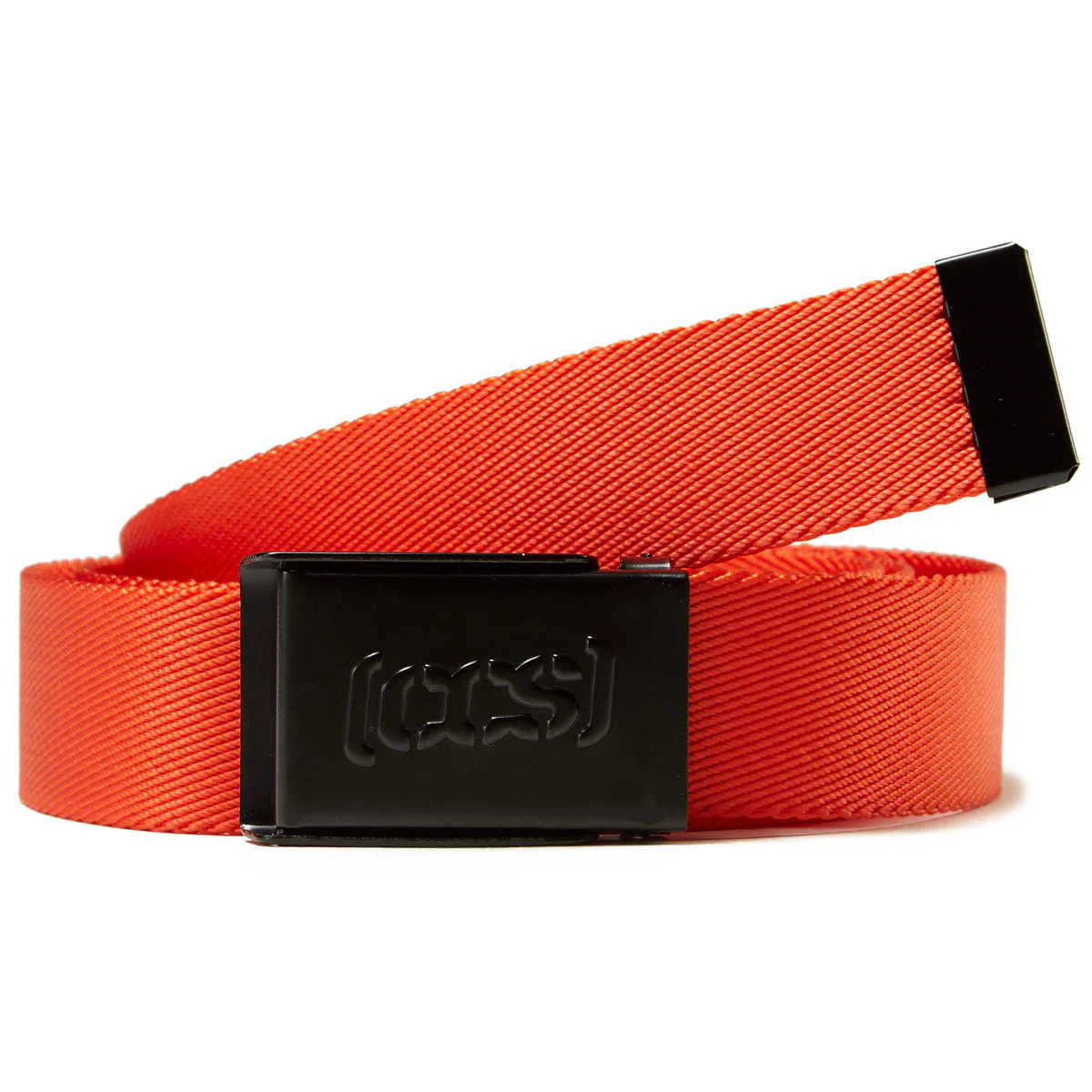 CCS Black Logo Buckle Belt - Orange