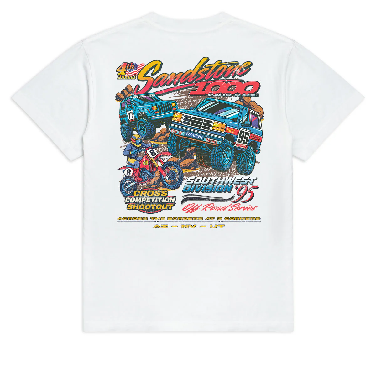 CCS Bootleg Cross Competition Shootout T-Shirt - White