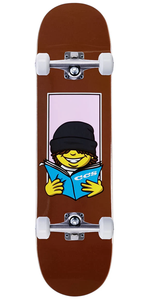 CCS Catalog Kid Skateboard Complete - Brown - 7.75"