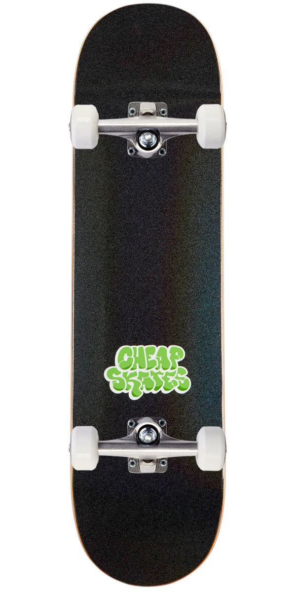CCS Cheap Skates Tag Glitter Skateboard Complete - Black