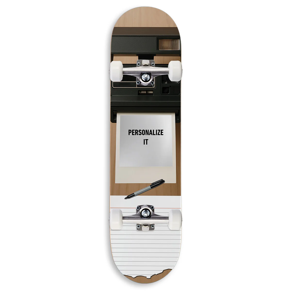 CCS Customs Photo Moments Skateboard Complete - Polaroid