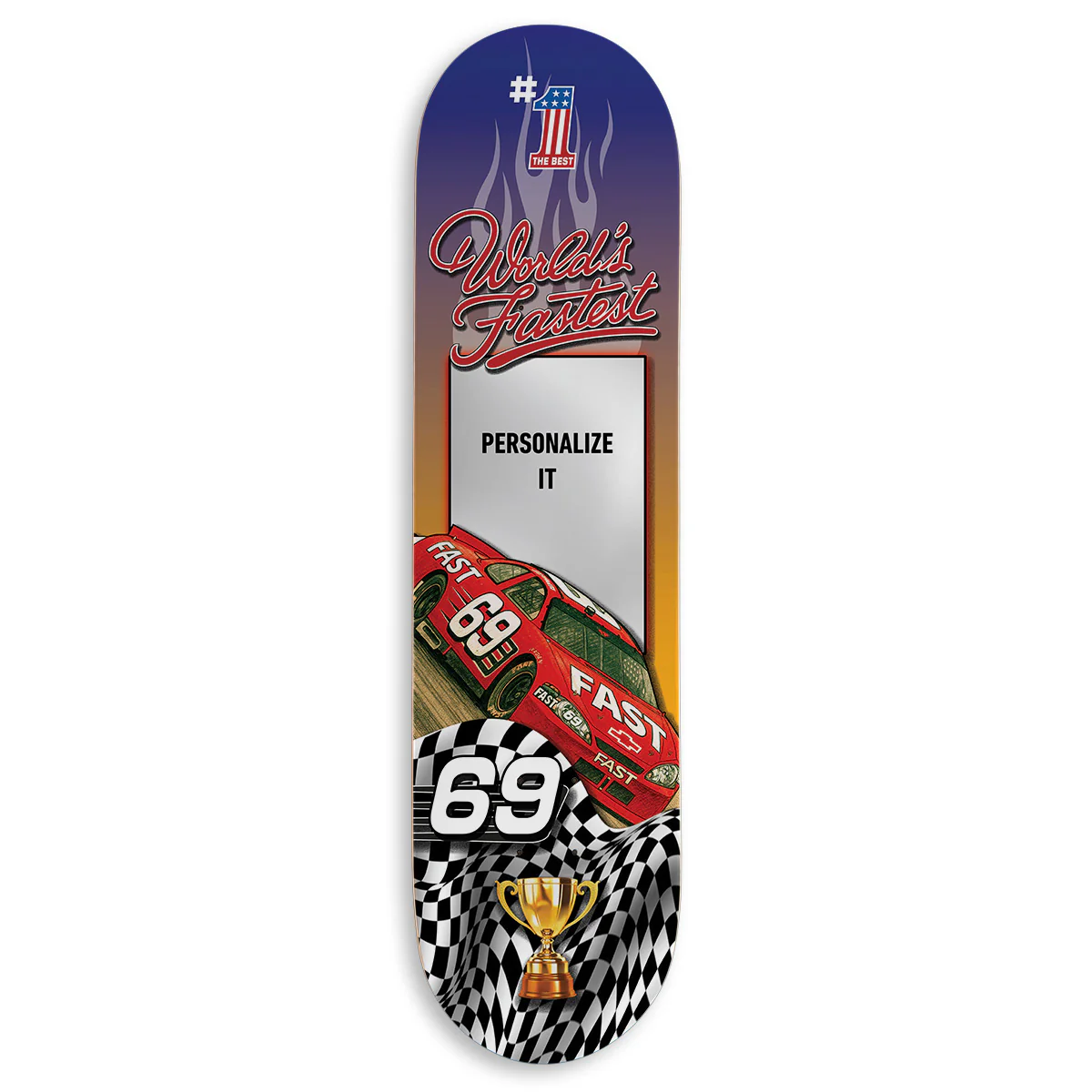 CCS Customs Photo Moments Skateboard Deck - Fastest Man