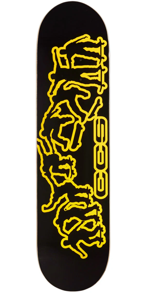 CCS Kickflip 2000 Skateboard Deck - Black - 8.00"