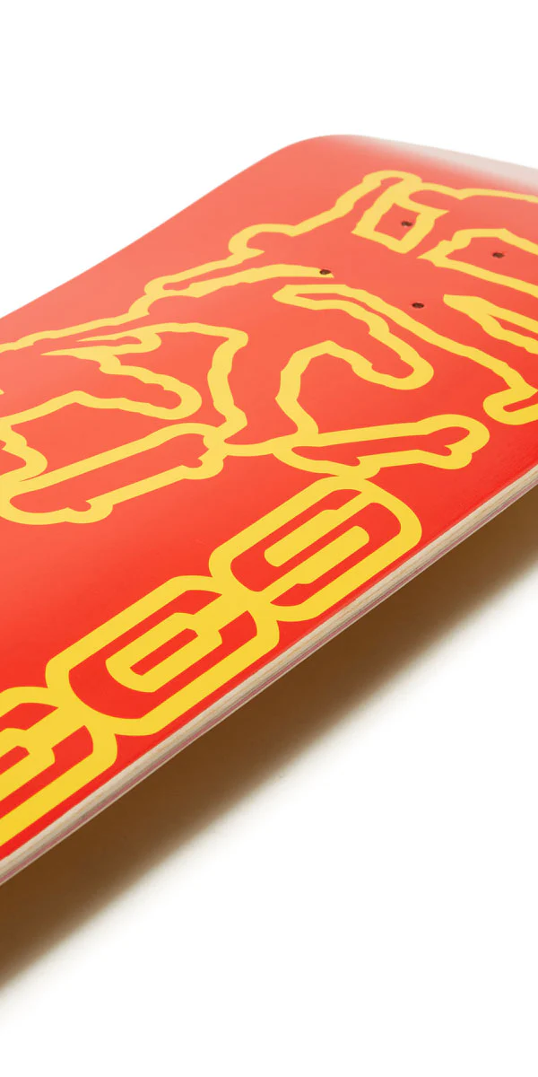 CCS Kickflip 2000 Skateboard Deck - Red - 8.25" - Image 2