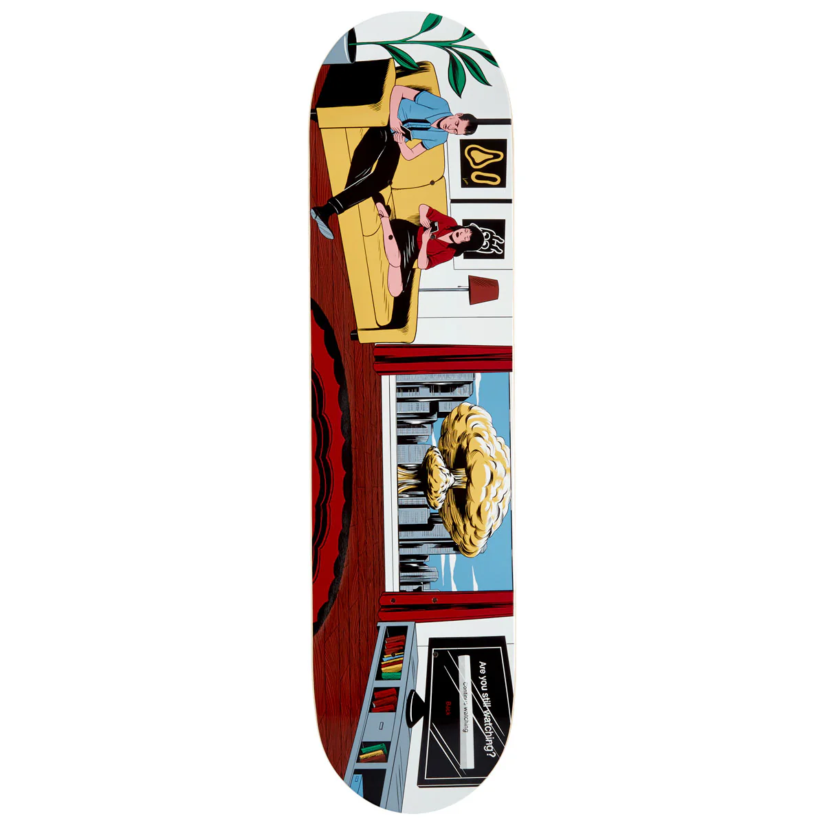 CCS Screen Time Still Watching Skateboard Deck - Multi