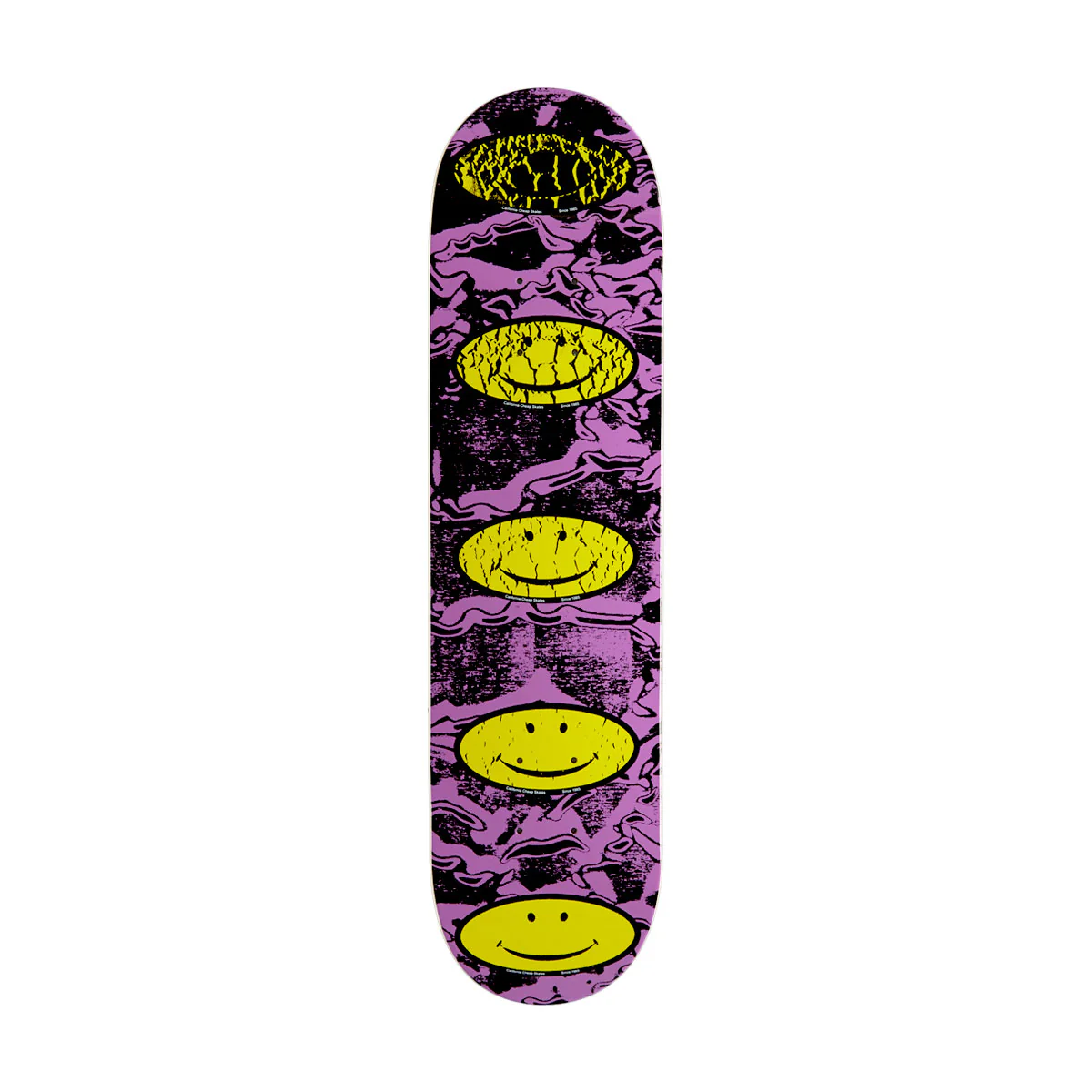 CCS Smile Decay Mini Skateboard Deck - Purple - 7.25"