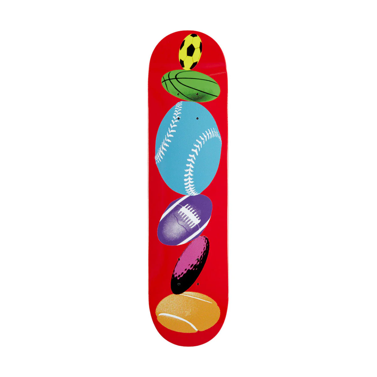 CCS Sports Ball Mini Skateboard Deck - Red