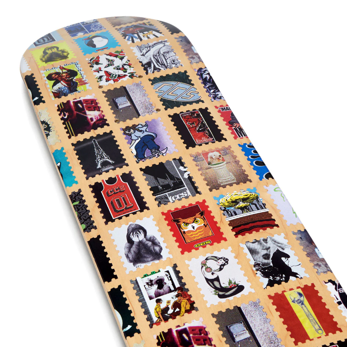 CCS Stamp Archive Mini Skateboard Deck - Multi - Image 3