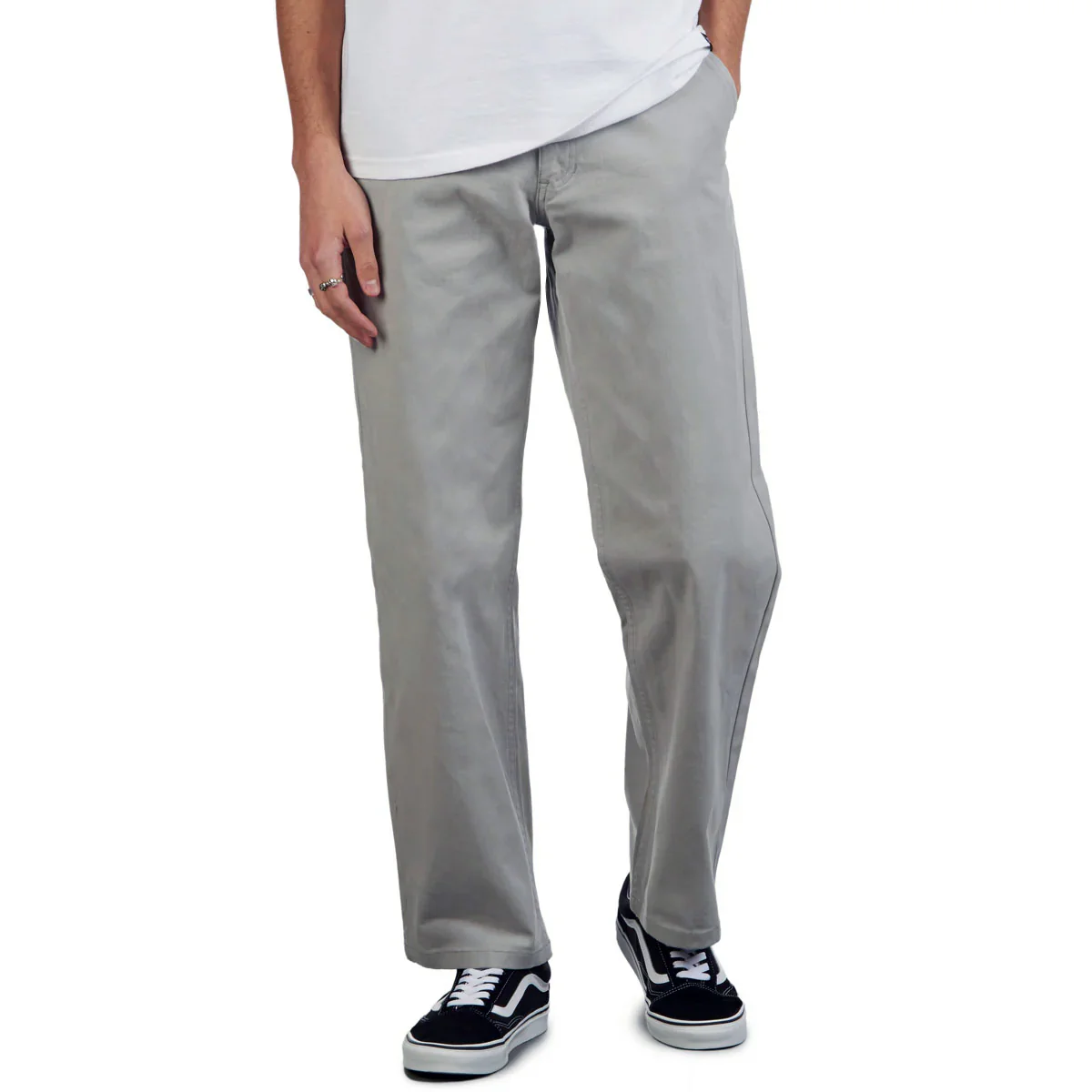 CCS Relaxed Stretch Chino Pants - Dove Grey