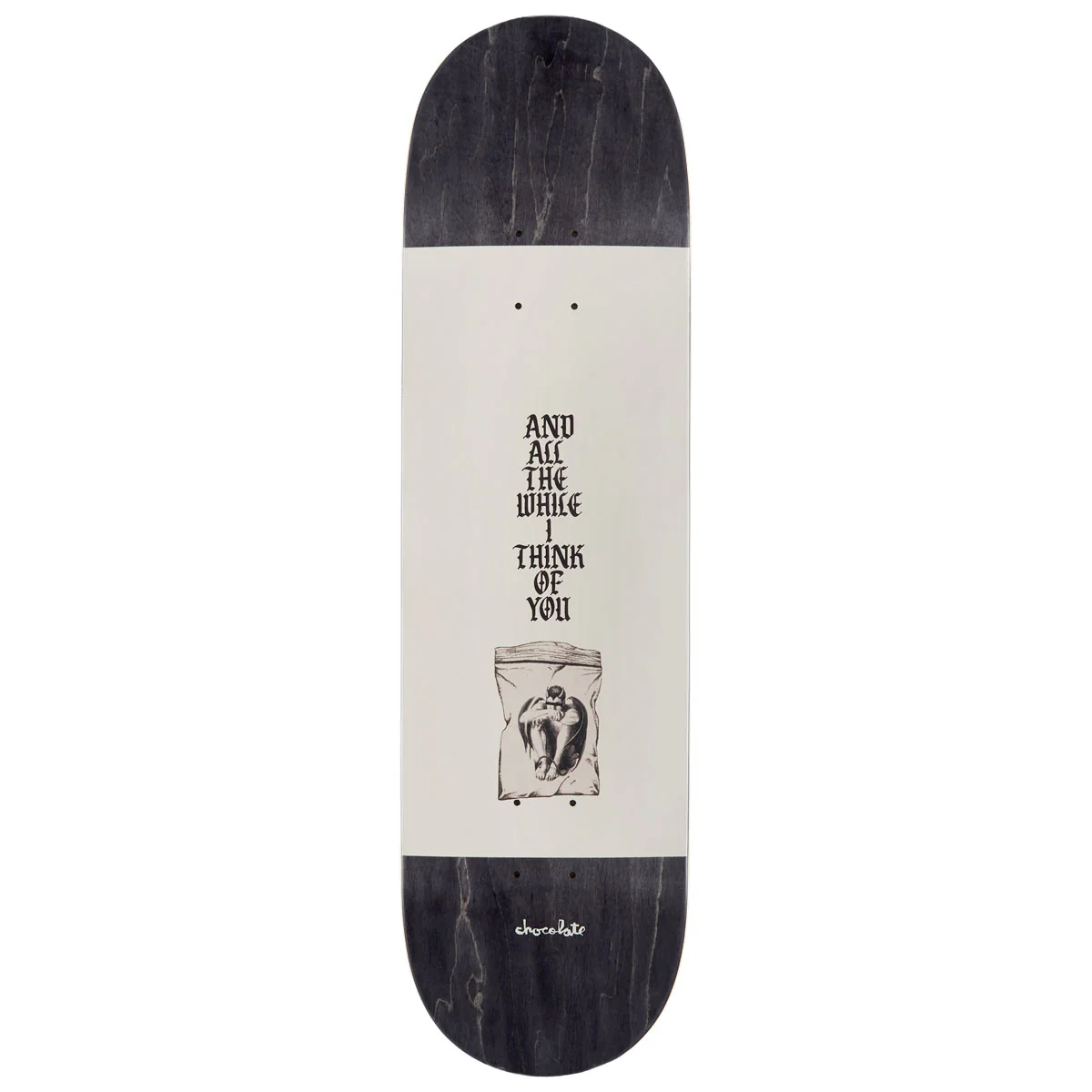 Chocolate Trahan White Lines Skateboard Deck - 8.50"
