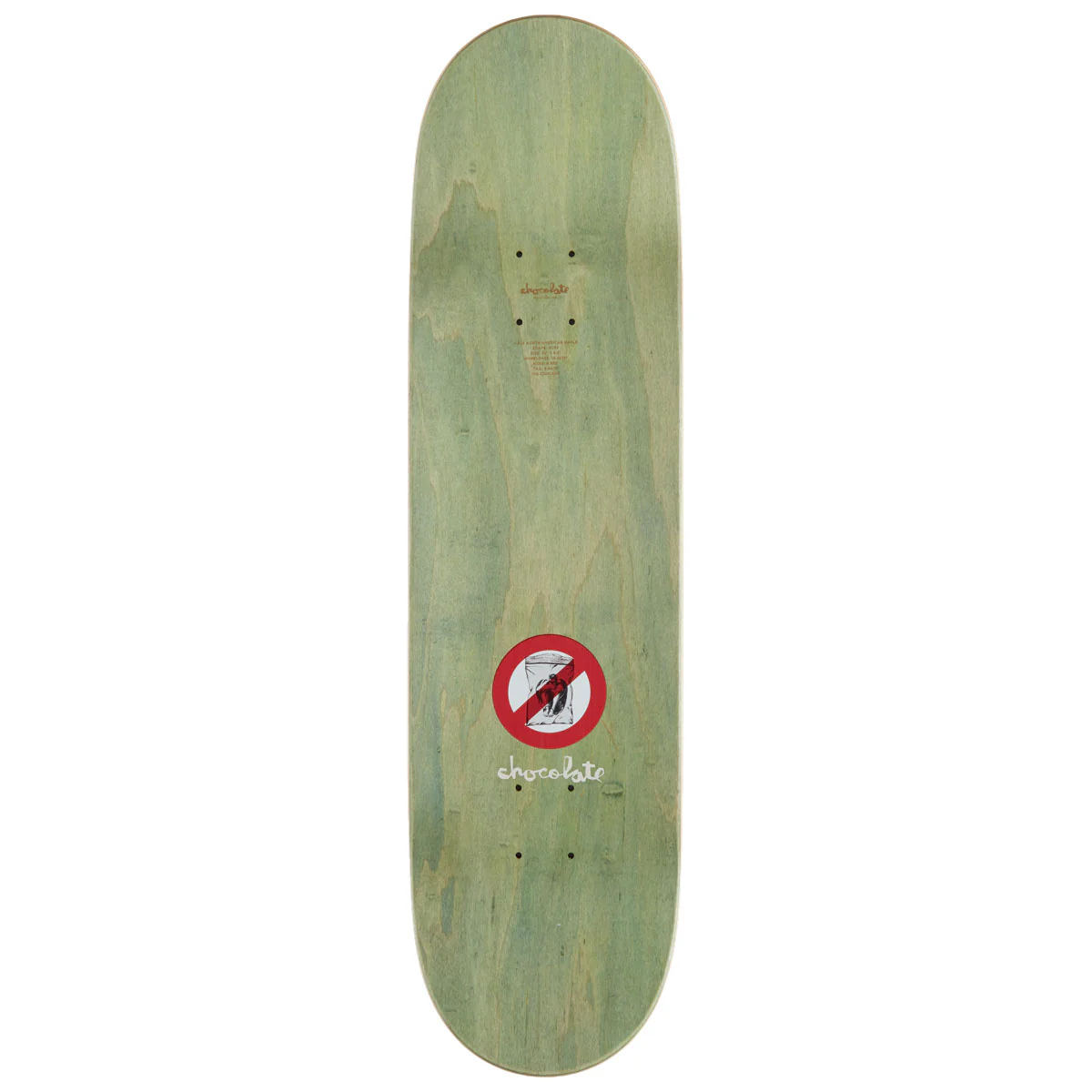 Chocolate Trahan White Lines Skateboard Deck - 8.50" - Image 2
