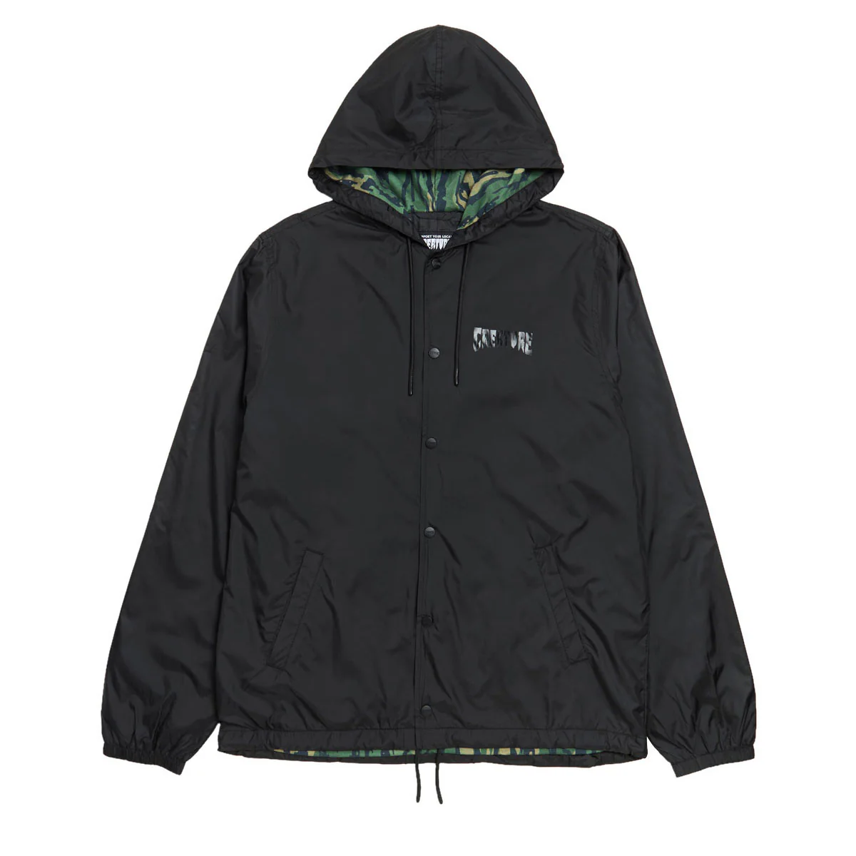 Creature CRTR Coach Windbreaker Jacket - Black