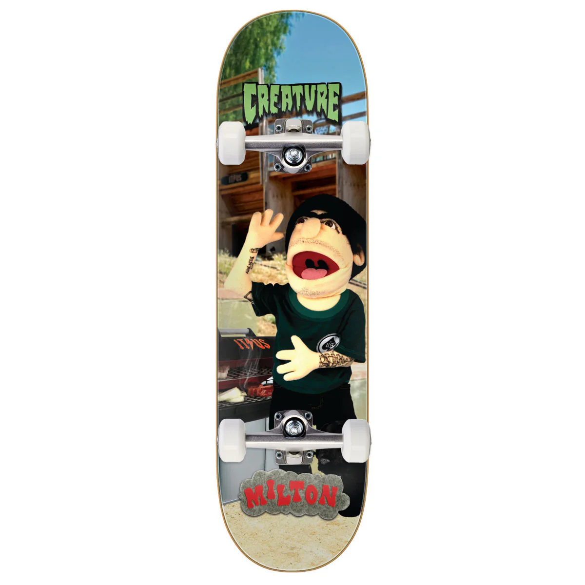 Creature Martinez Fuzzy Creature Fiends Pro Skateboard Complete - 8.60"