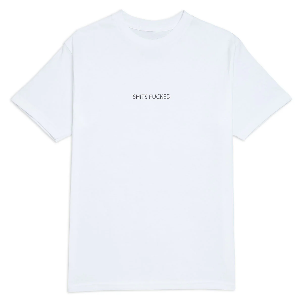 Designer Trash Shits Fucked T-Shirt - White