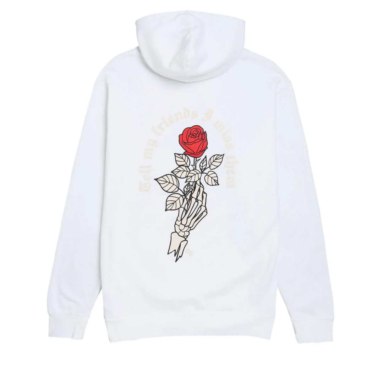 Designer Trash Tell Your Friends Hoodie - White