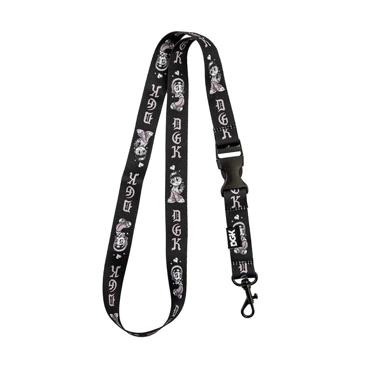 DGK Fool For You Lanyard - Black