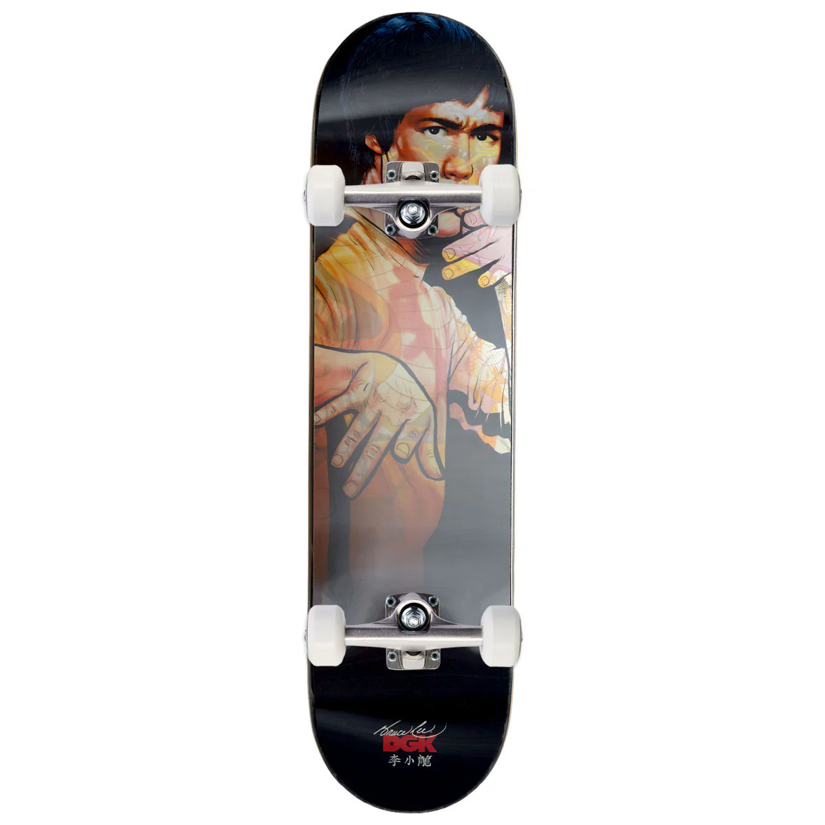 DGK x Bruce Lee Dragon Lenticular Skateboard Complete - 8.00"